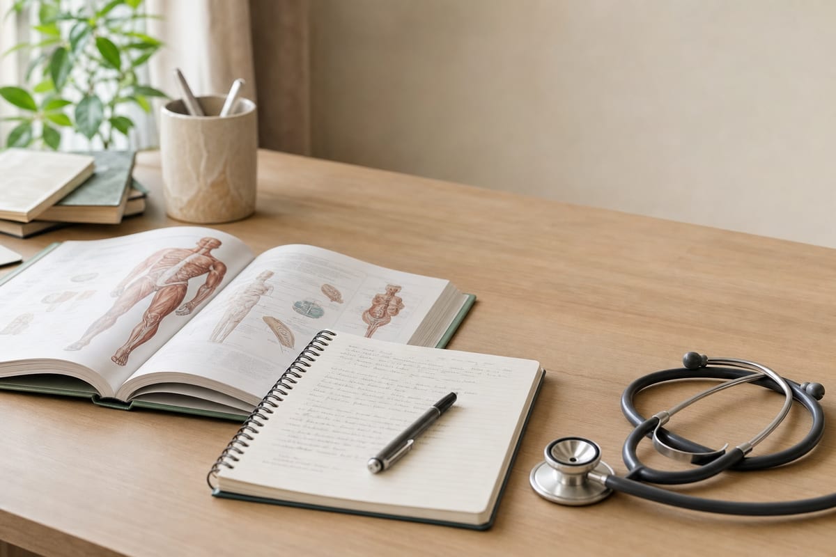 Nursing Paper — clinical anatomy textbook open